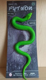 Obrázek z Had gumový měkký zelený 61 cm 